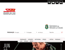Tablet Screenshot of dragaodomar.org.br